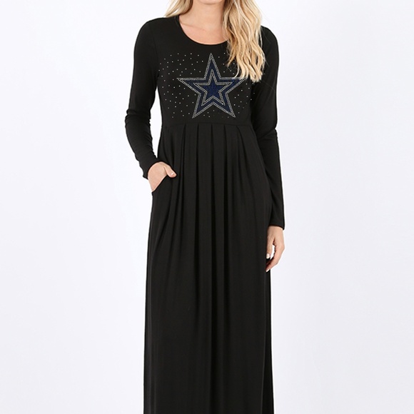 bling maxi dress